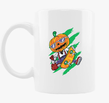 Gördeszkás tökfej bögre