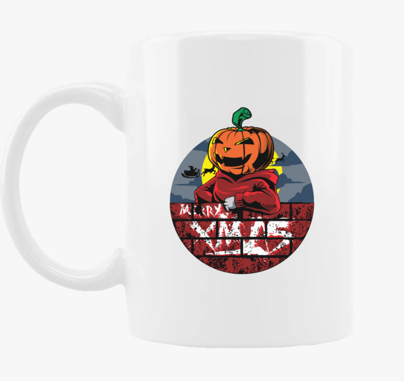 Halloween-i karácsony bögre