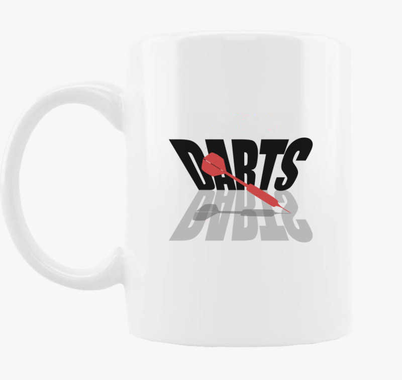 Darts feliratos bögre
