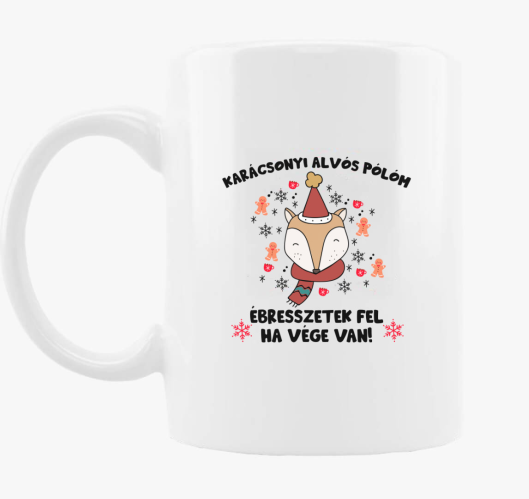 Karácsonyi alvós bögrem bögre...
