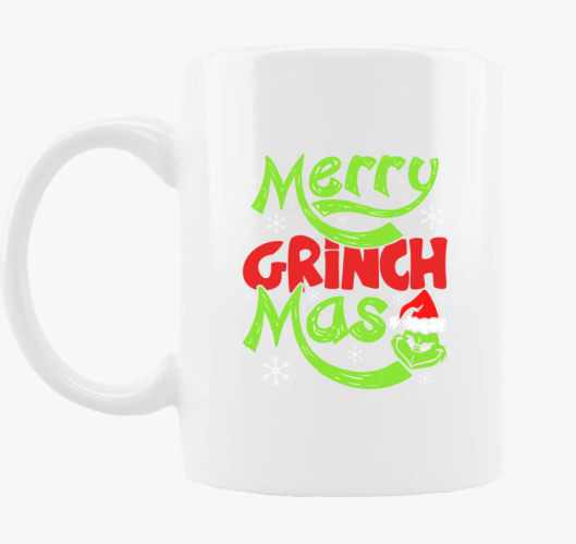 Boldog Grincs karácsonyt bögre...