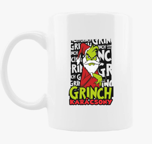 Grincs karácsony bögre