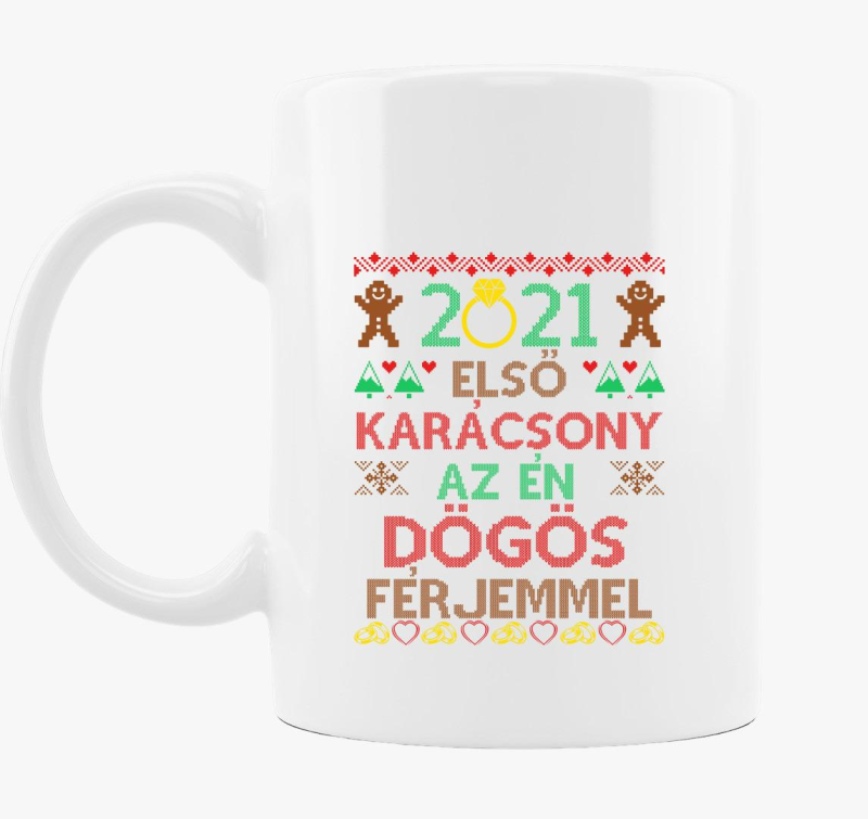 Első karácsony a férjemmel bögre