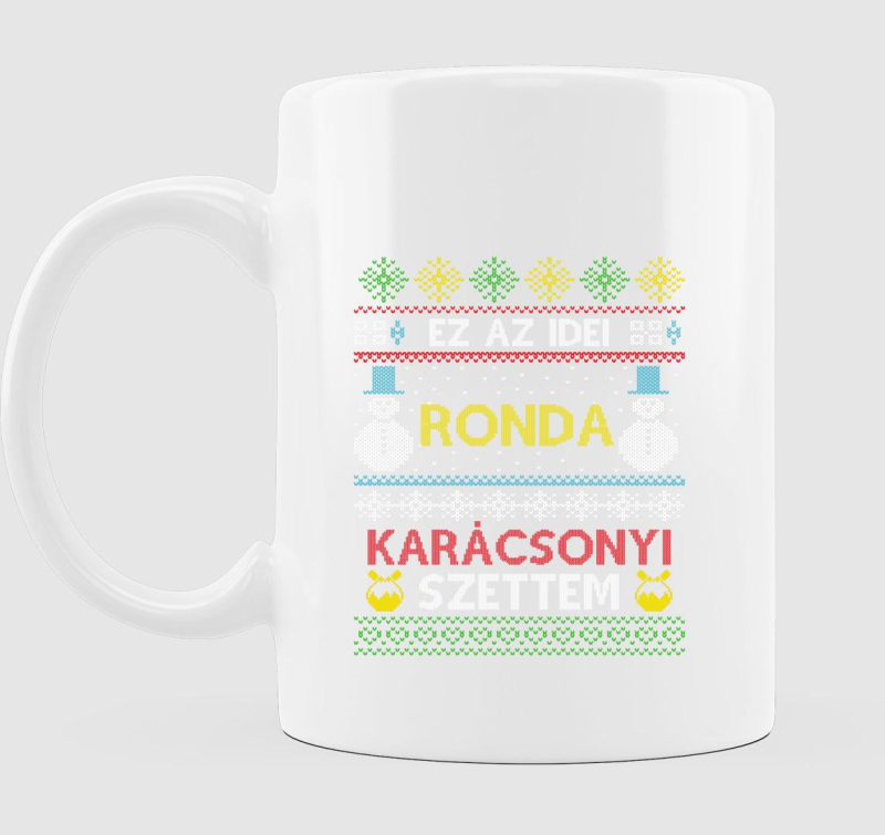 Ronda karácsonyi bögre