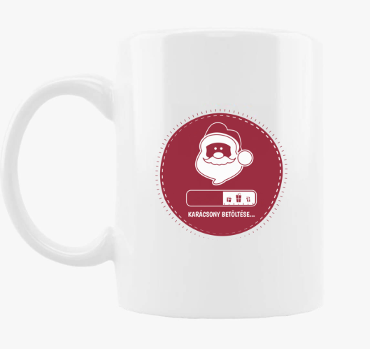 Karácsony betöltése bögre