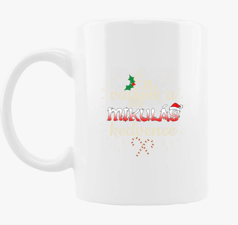 Mikulás kedvence bögre