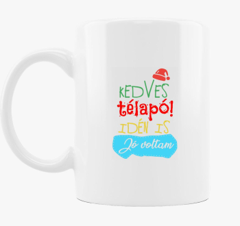 Kedves télapó bögre