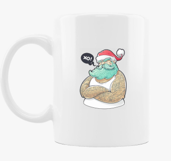Tetovált mikulás bögre