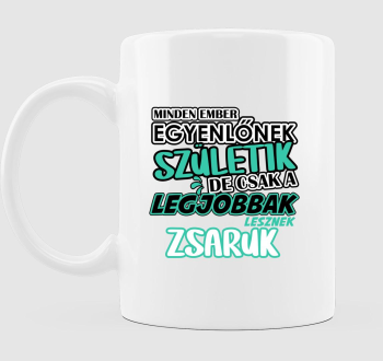 Egyenlőnek születik zsaru bögre