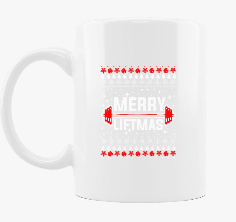 Merry liftmas karácsonyi gyúrós bögre