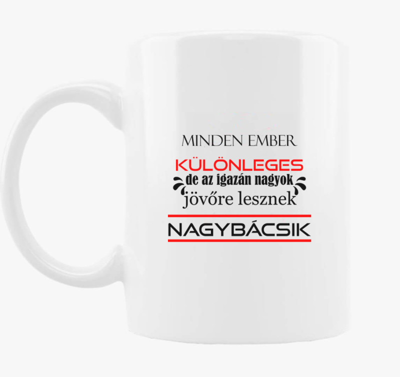 Különleges nagybácsi bögre