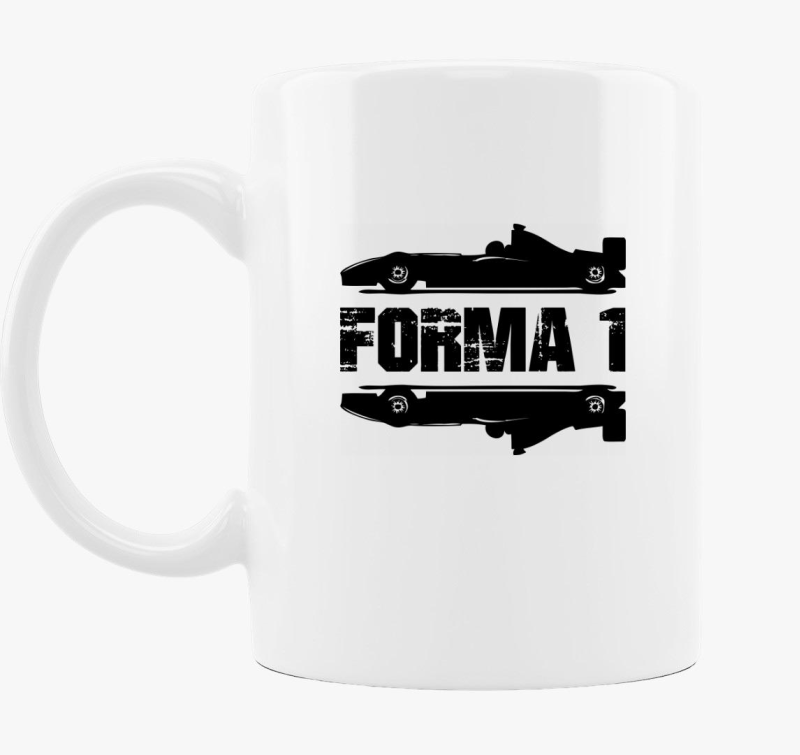 Forma 1 felirtaos bögre
