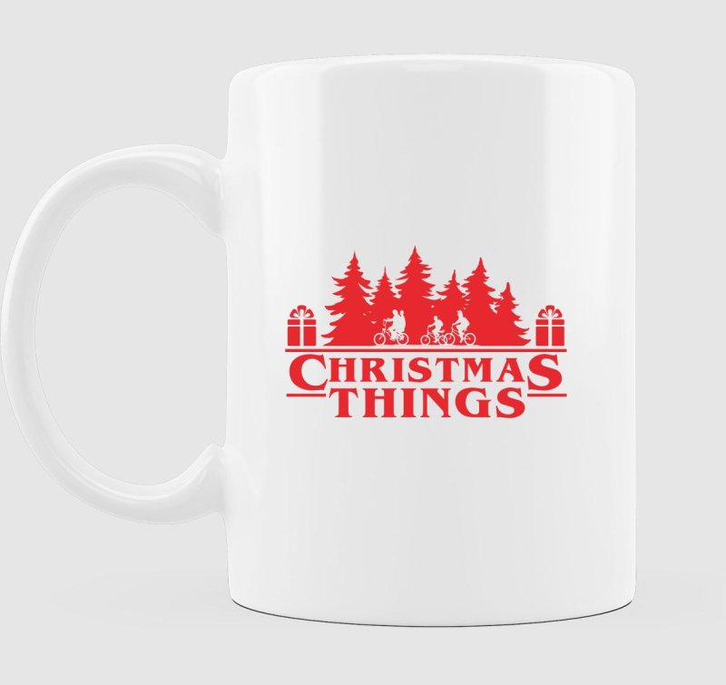 Christmas things Stranger Things bögre