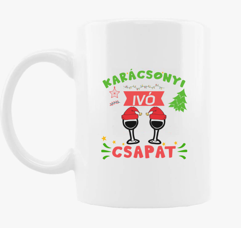 Karácsonyi ivó csapat bögre