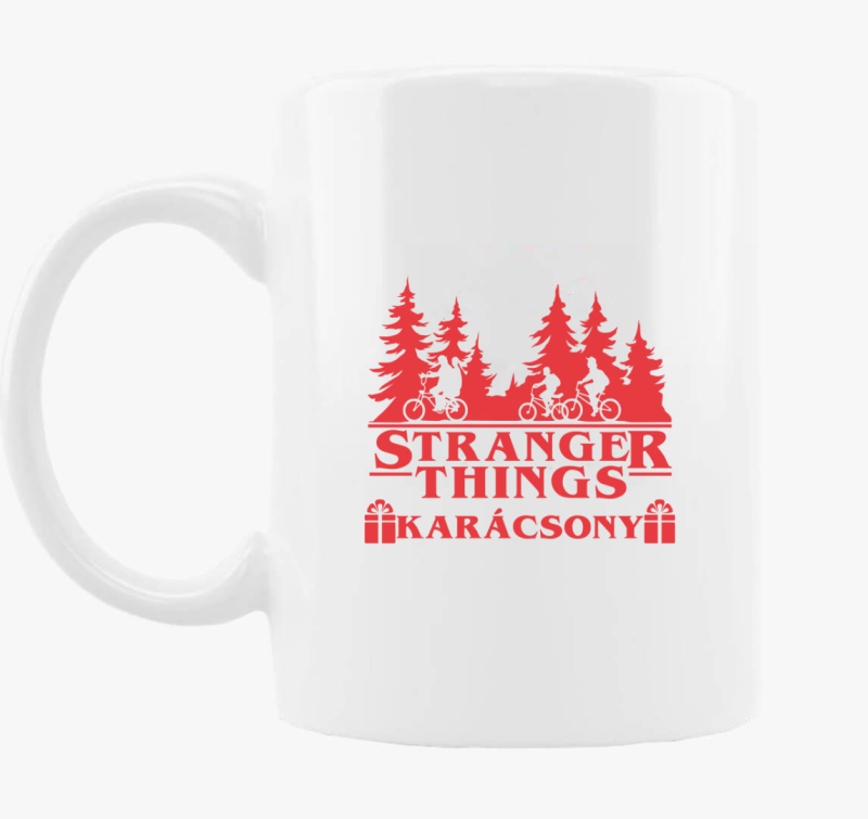 Stranger Things karácsony bögre