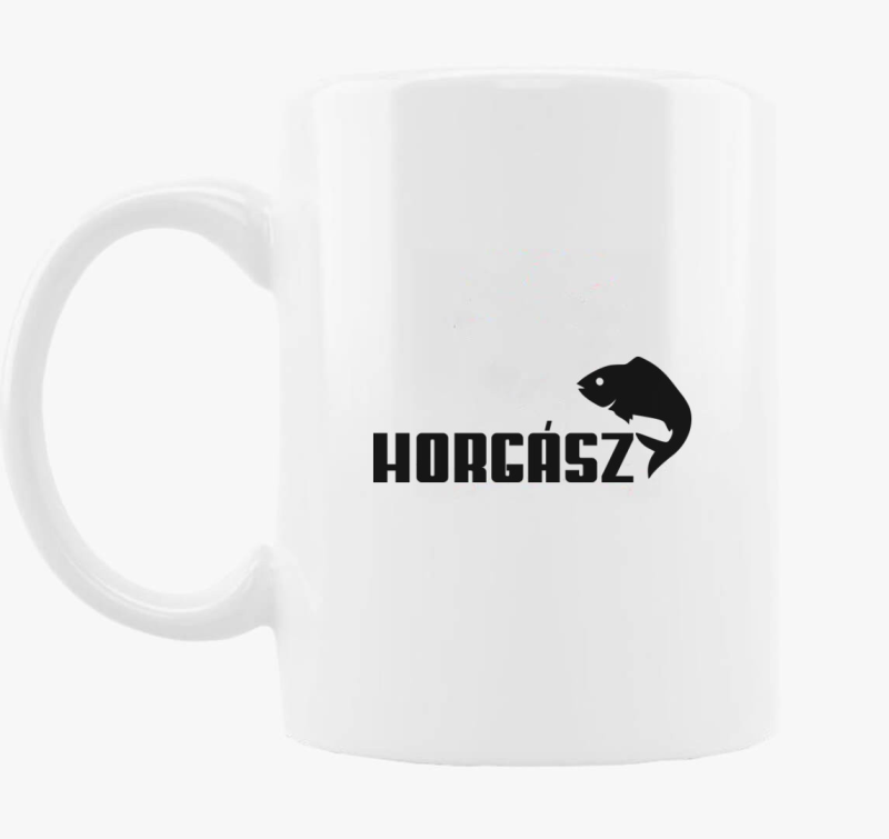 Horgász emblémás bögre