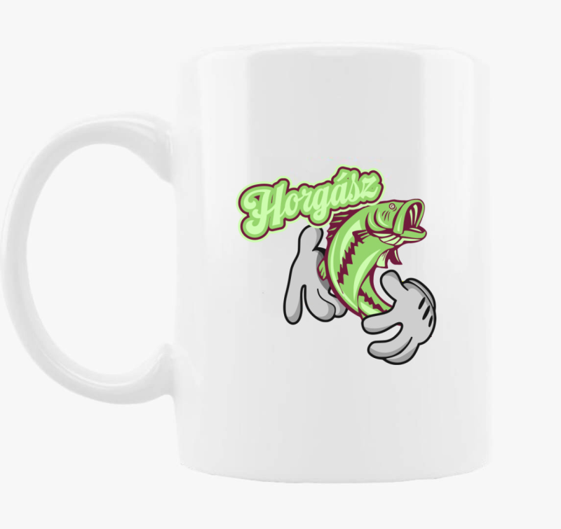 Comic horgász bögre