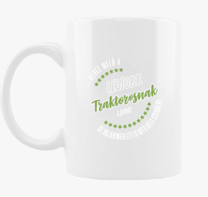 Nehéz meló a legjobb traktorosnak lenni bögre