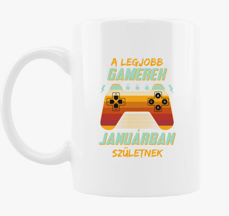 A legjobb gamerek januárban születnek bögre
