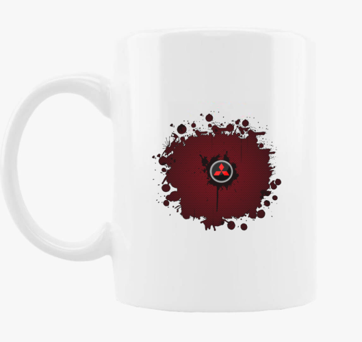 Mitsubushi mintájú bögre