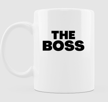 The boss, a főnök, páros bögre - angol 