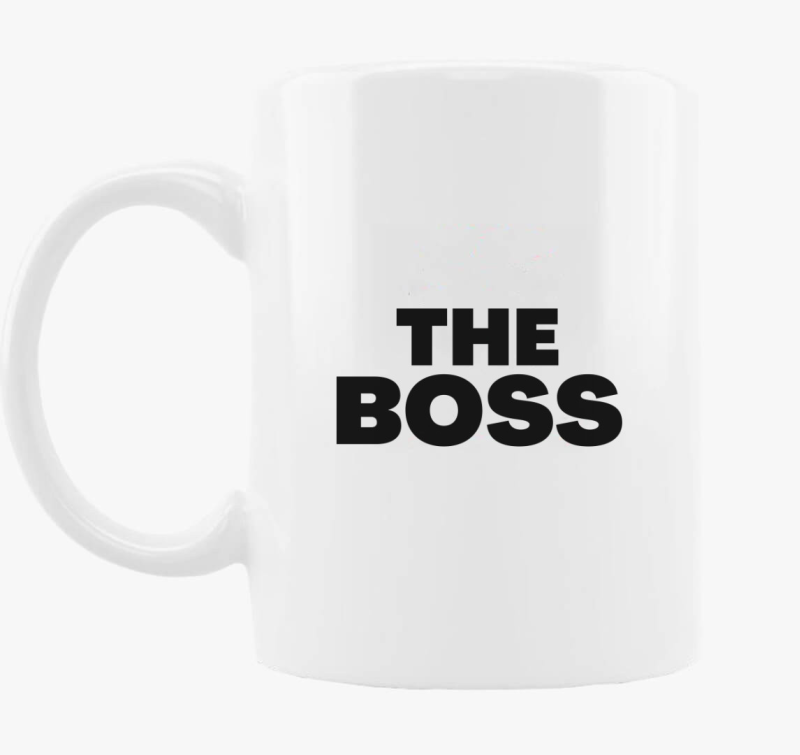The boss, a főnök, páros bögre - angol 