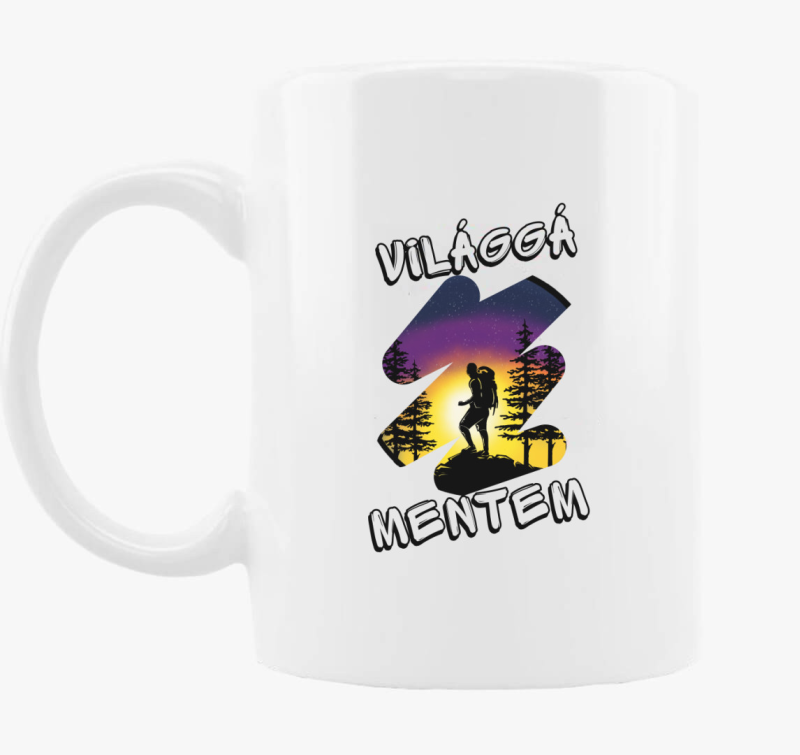 Világgá mentem, gyalog - bögre