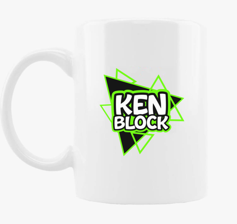 Ken Block feliratú bögre