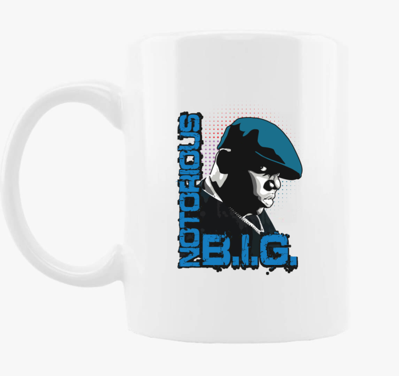 Notorious B.I.G face bögre