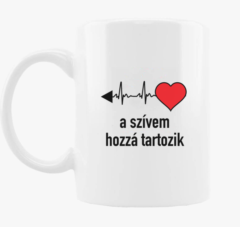 A szívem hozzá tartozik jobb páros bögre