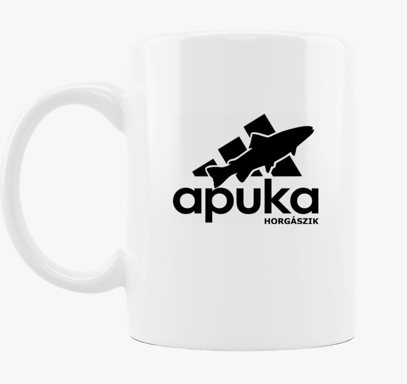 Apuka horgászik márkás bögre