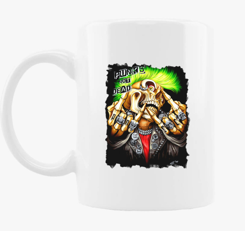 Punks Not Dead bögre