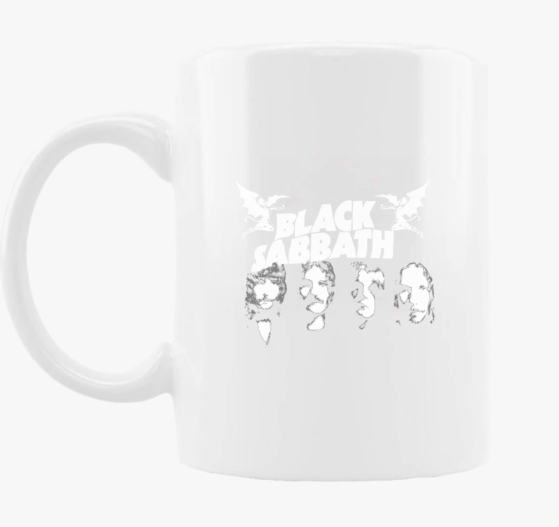 Black Sabbath tagok bögre 