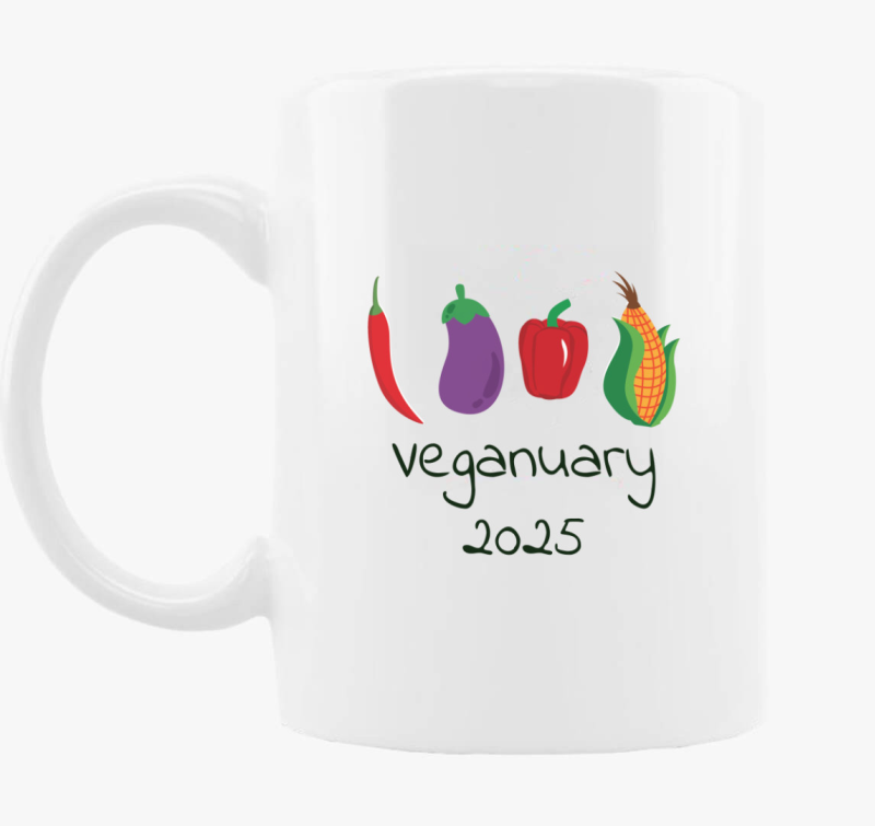 Veganuary 2023 (zöldségekkel) bögre