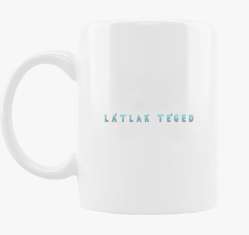 Látlak Téged (kék) bögre