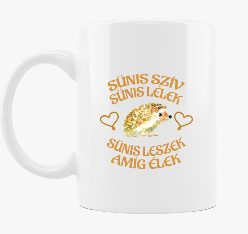 Sünis szív Sünis lélek bögre