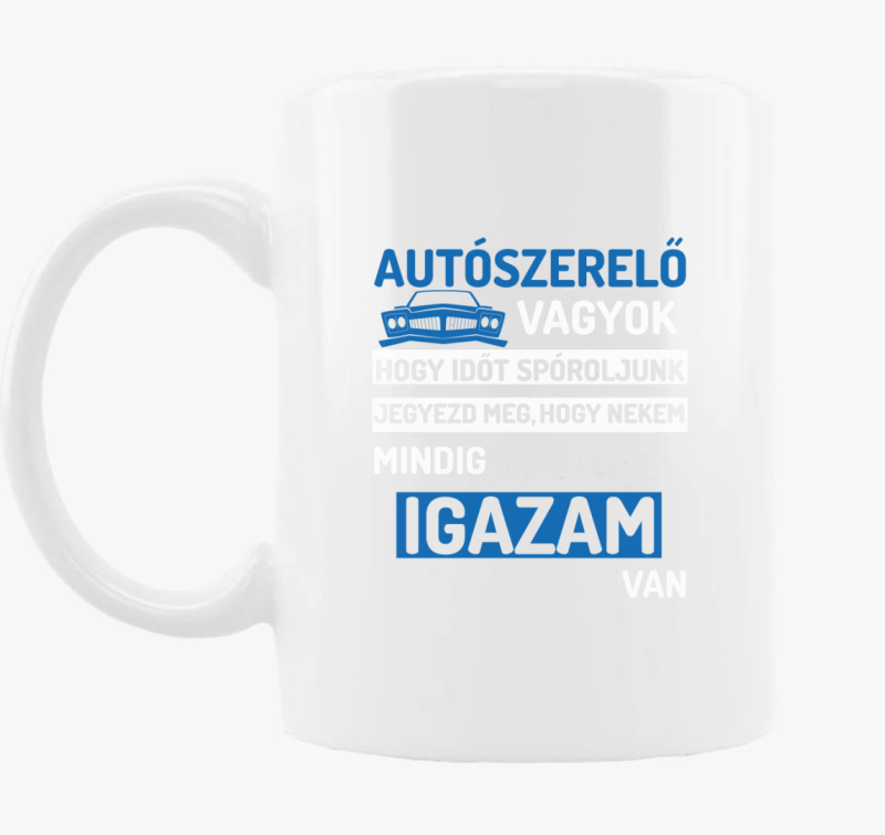 Autószerelő vagyok bögre