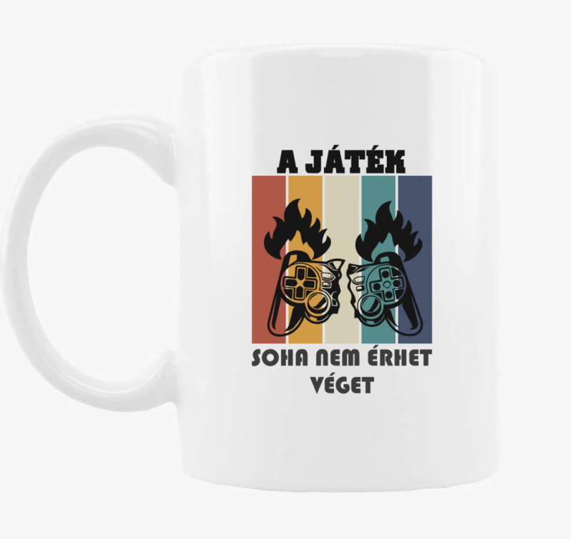 A Játék soha nem érhet véget bögre