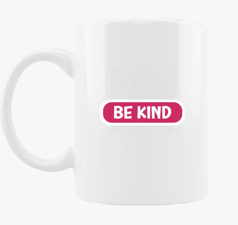 Be kind pink bögre