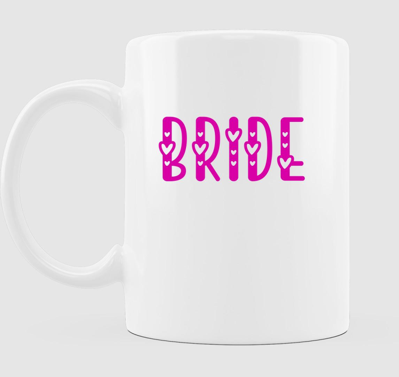 Bride pink bögre