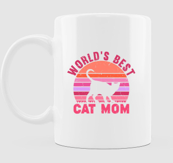 Best Cat Mom bögre