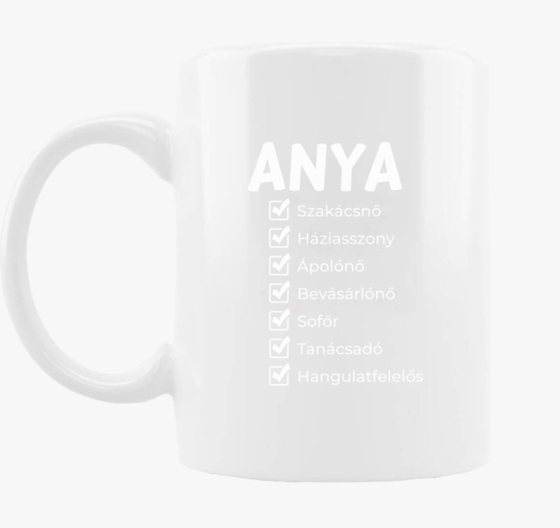 Anya vagyok anyáknak bögre