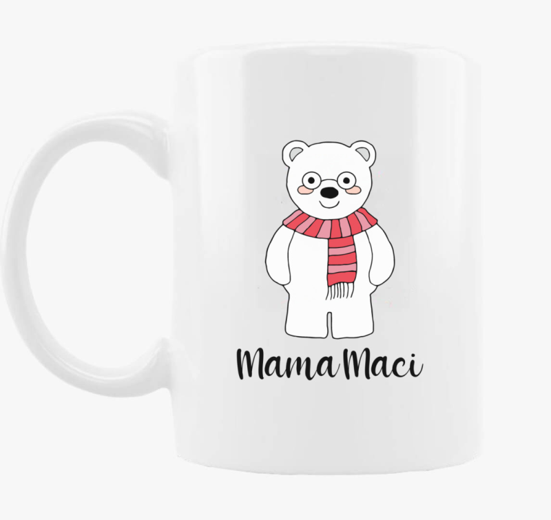 Mama maci karácsonyi bögre