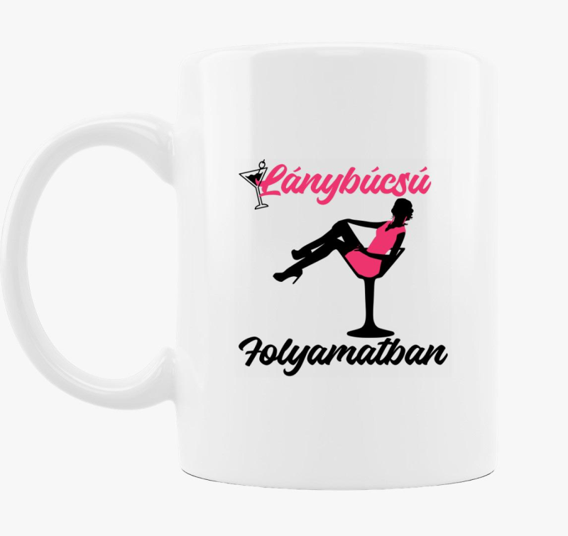 Lánybúcsú folyamatban lánybúcsúra bögre