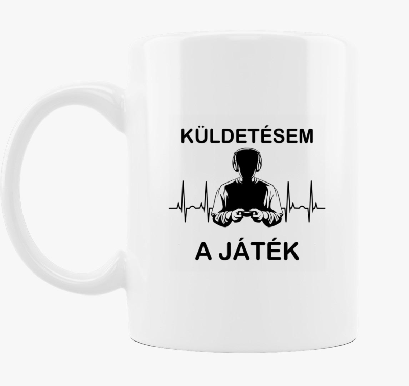Küldetésem a játék gamer bögre