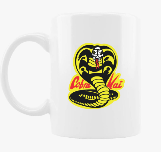 Cobra kai logó bögre