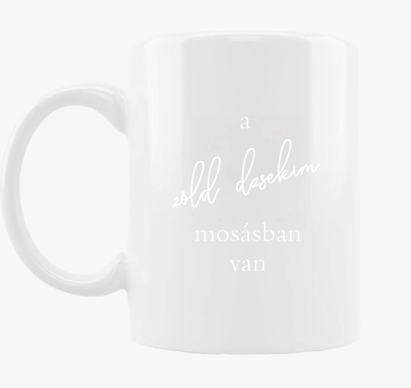 Zöld dzseki - golf bögre