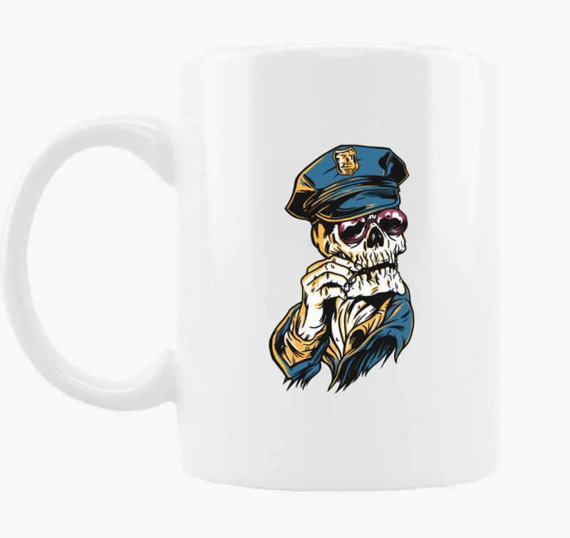 Skeleton Officer bögre