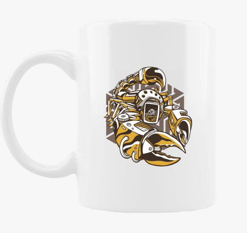 Steampunk skorpió bögre