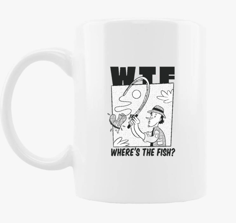 Oszt hol a hal? bögre